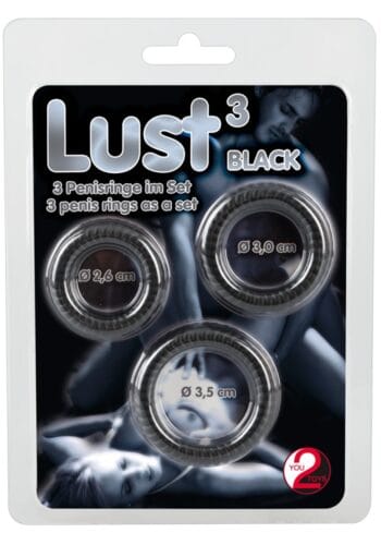 Lust Cock Ring Trio