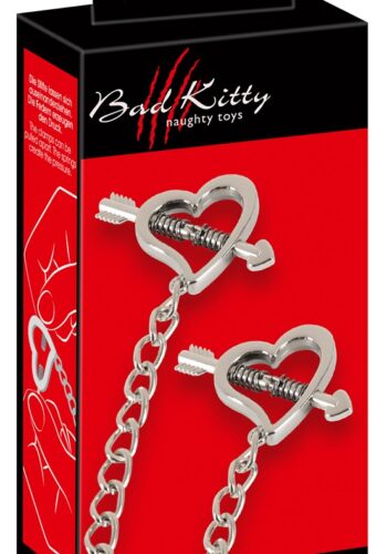 Heart shaped nipple clamps