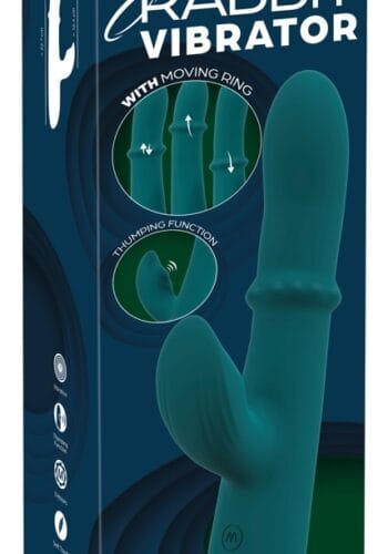 Thumping Rabbit Vibrator with Moving Ring