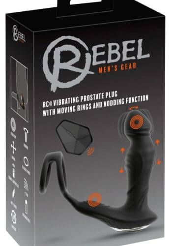 RC Vibrating Prostate Plug with Nodding Function