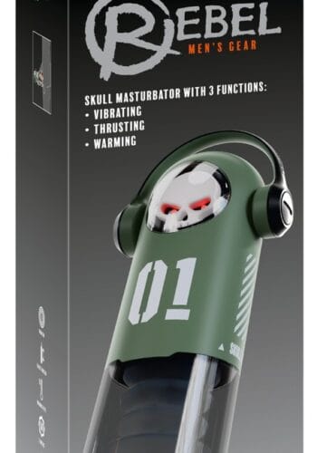 SKULL Masturbator with 3 Functions