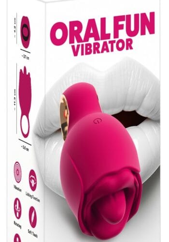Oral Fun Vibrator Licking and Vibrating Tongue