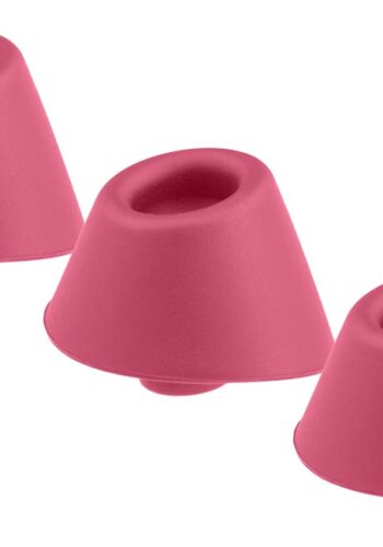 Heads Pack of 3 Raspberry