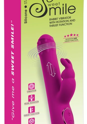 Rabbit Vibrator with Rotation and Thrust Function